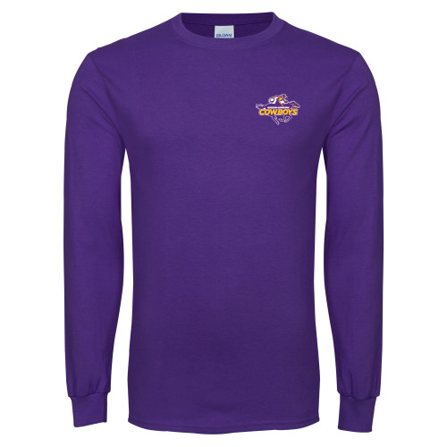  Purple Long Sleeve T Shirt - Primary Logo