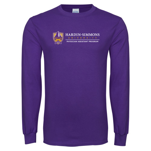  Purple Long Sleeve T Shirt - Physician Assistant Horizontal