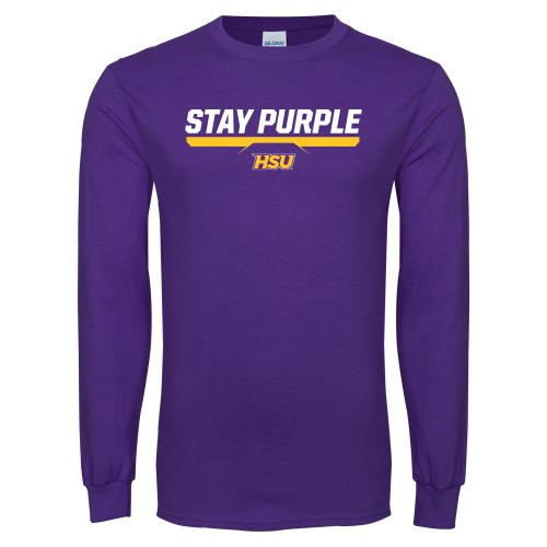  Purple Long Sleeve T Shirt - Stay Purple
