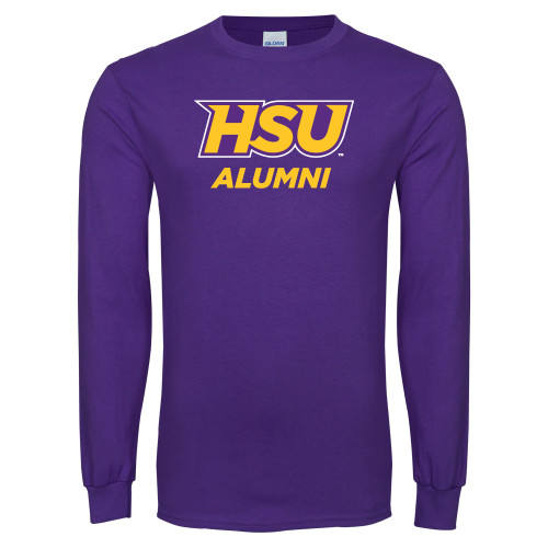  Purple Long Sleeve T Shirt - Alumni