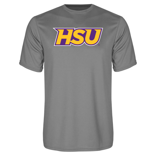  Grey Concrete Performance Tee - HSU