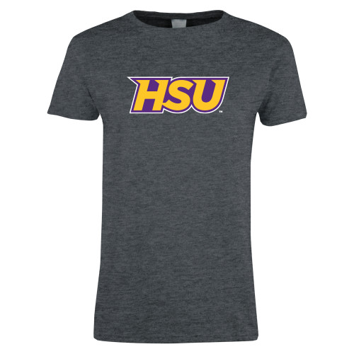  Womens Dark Heather Short Sleeve Tee - HSU