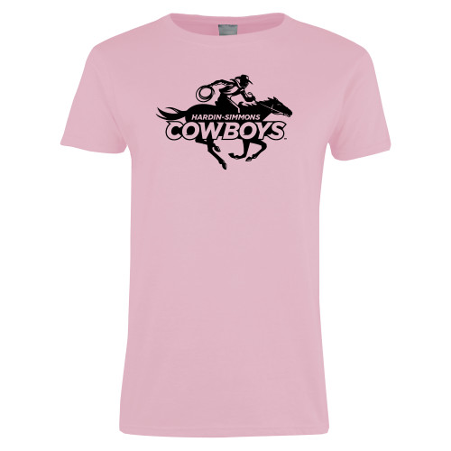  Womens Pink Short Sleeve Tee - Primary Logo