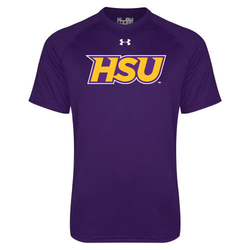  Under Armour Purple Tech Tee - HSU