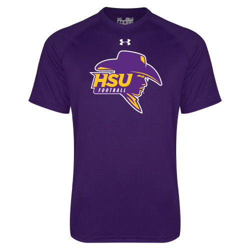  Under Armour Purple Tech Tee - Football