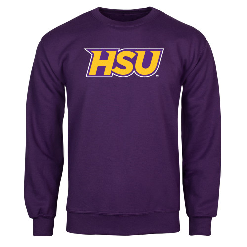  Purple Fleece Crew - HSU