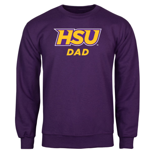  Purple Fleece Crew - Dad