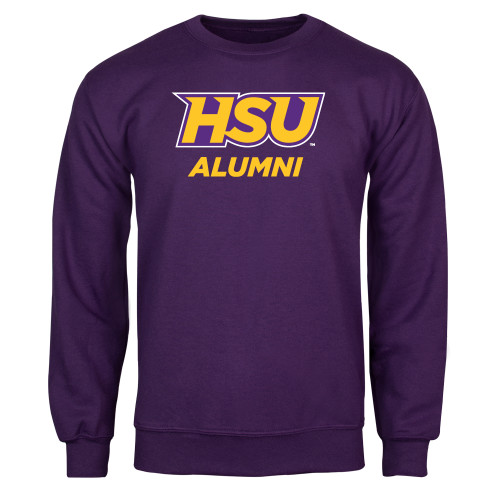  Purple Fleece Crew - Alumni