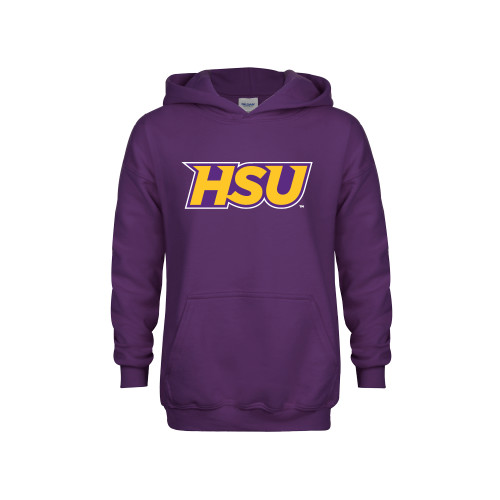  Youth Purple Fleece Hoodie - HSU