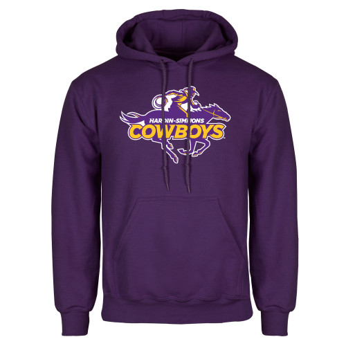  Purple Fleece Hoodie - Primary Logo