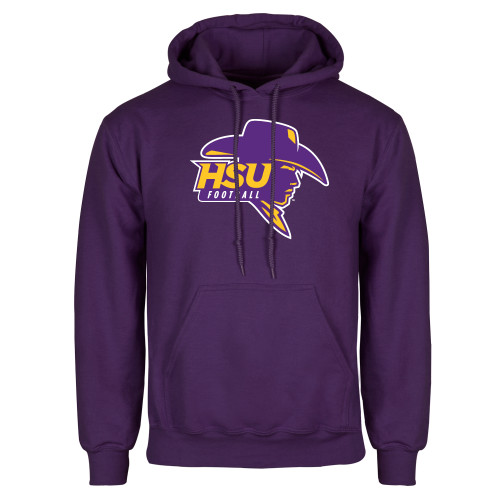  Purple Fleece Hoodie - Football