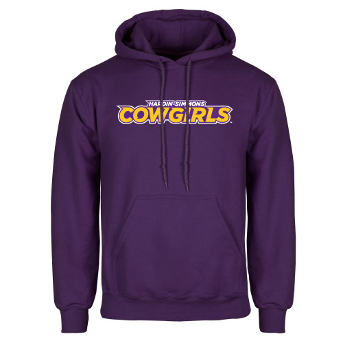  Purple Fleece Hoodie - Hardin-Simmons Cowgirls