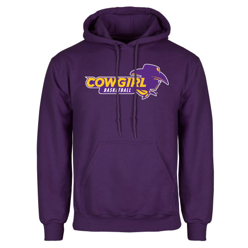 Purple Fleece Hoodie - Cowgirls Basketball