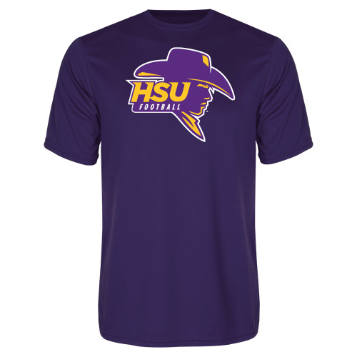  Purple Performance Tee - Football