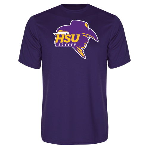  Purple Performance Tee - Mens Soccer