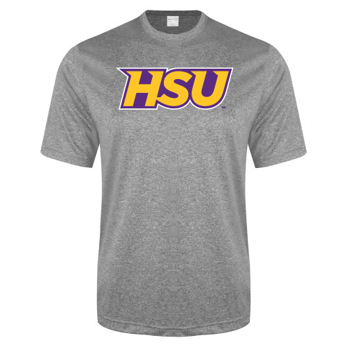  Grey Heather Performance Contender Tee - HSU