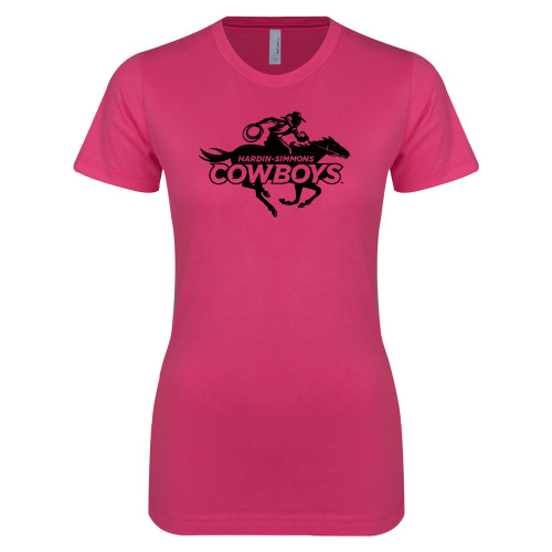 Main Image for  Next Level Womens Fuchsia Boyfriend Tee