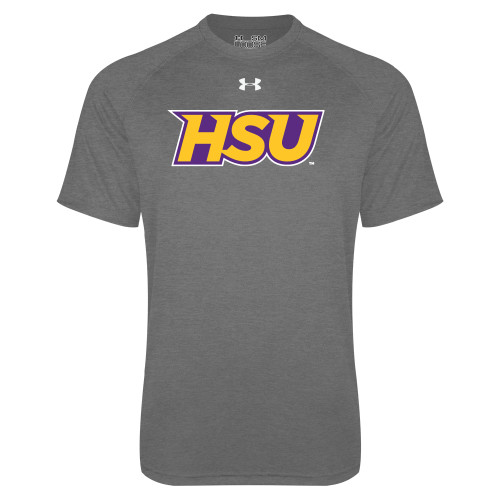  Under Armour Carbon Heather Tech Tee - HSU