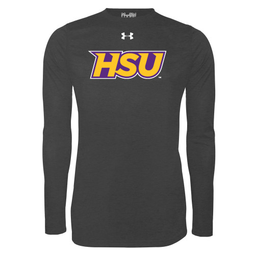  Under Armour Carbon Heather Long Sleeve Tech Tee - HSU