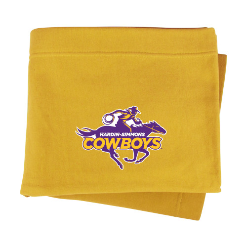  Gold Sweatshirt Blanket - Primary Logo