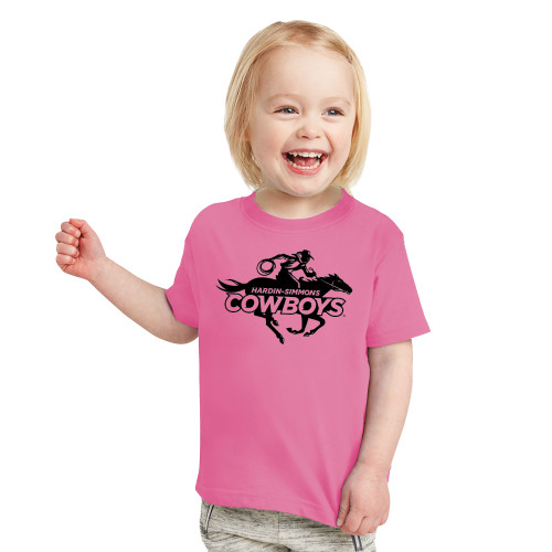  Toddler Fuchsia T Shirt - Primary Logo