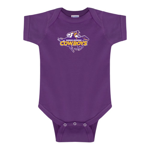  Purple Infant Onesie - Primary Logo