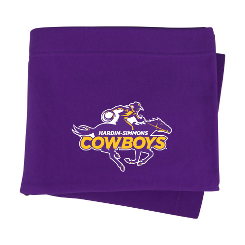  Purple Sweatshirt Blanket - Primary Logo