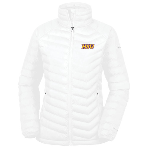  Columbia Womens White Powder Lite Jacket - HSU