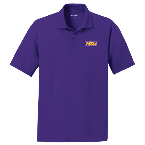 Purple Dry Mesh Polo - HSU