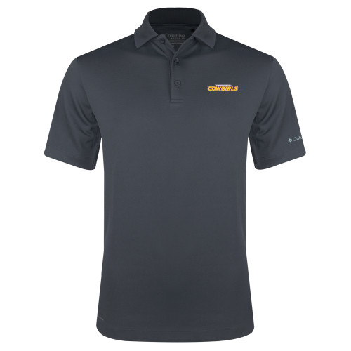  Columbia Charcoal Omni Wick Drive Polo - Hardin-Simmons Cowgirls
