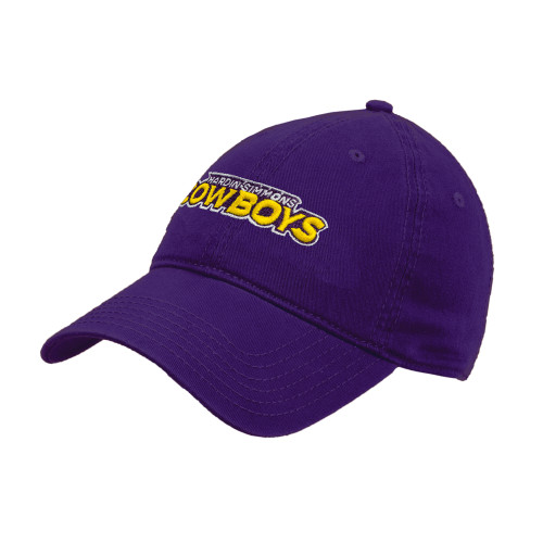  Purple Unstructured Adjustable Low Profile Hat - Hardin-Simmons Cowboys