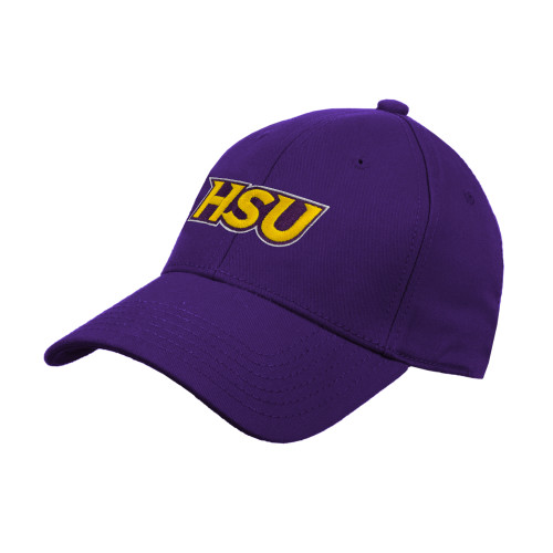  Purple Structured Adjustable Pro Style Hat - HSU