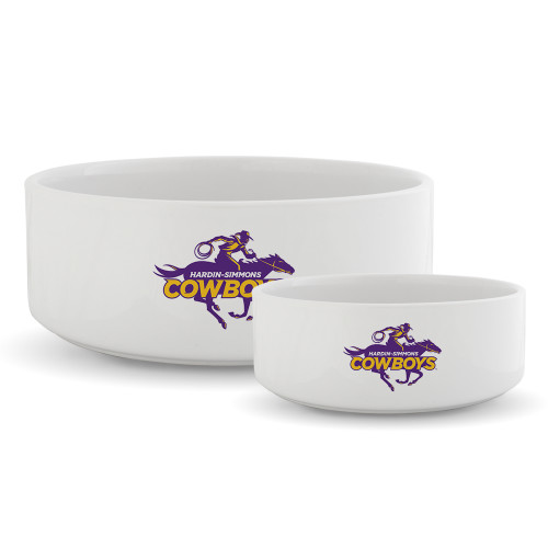  Ceramic Dog Bowl - Primary Logo