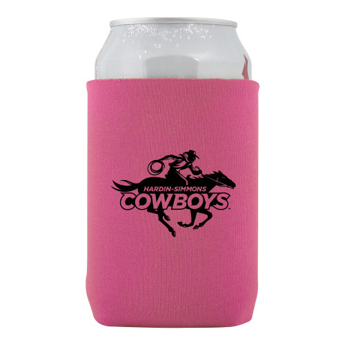  Neoprene Hot Pink Can Holder - Primary Logo