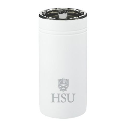  Sherpa Vacuum White Tumbler & Insulator 12oz - HSU Vertical Engraved