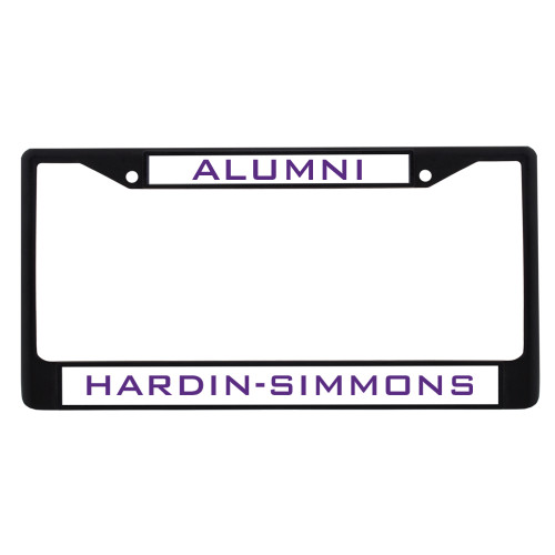  Alumni Metal License Plate Frame in Black - Alumni