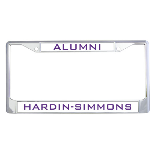  Alumni Metal License Plate Frame in Chrome - Alumni