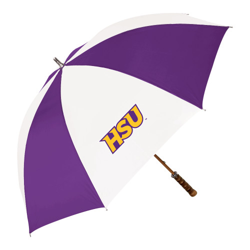  64 Inch Purple/White Umbrella - HSU