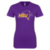 Thumbnail image for  Next Level Womens Purple Boyfriend Tee