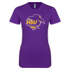 Thumbnail image for  Next Level Womens Purple Boyfriend Tee