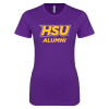 Thumbnail image for  Next Level Womens Purple Boyfriend Tee
