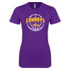 Thumbnail image for  Next Level Womens Purple Boyfriend Tee