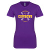 Thumbnail image for  Next Level Womens Purple Boyfriend Tee