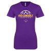 Thumbnail image for  Next Level Womens Purple Boyfriend Tee