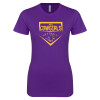 Thumbnail image for  Next Level Womens Purple Boyfriend Tee