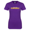 Thumbnail image for  Next Level Womens Purple Boyfriend Tee