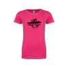 Thumbnail image for  Next Level Girls Fuchsia Fashion Fit T Shirt