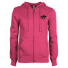 Thumbnail image for  ENZA Womens Fuchsia Fleece Full Zip Hoodie