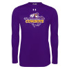 Thumbnail image for  Under Armour Purple Long Sleeve Tech Tee
