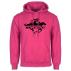 Thumbnail image for  Womens Fuchsia Fleece Hoodie